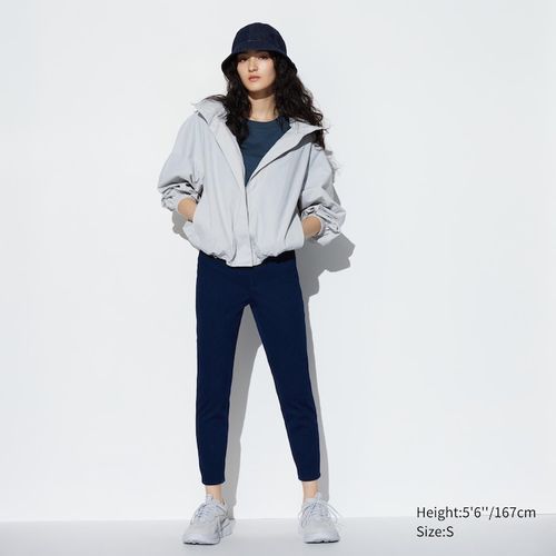 Uniqlo - Cotton Heattech Ultra Stretch High Rise Leggings Trousers - Blue -  XL, £34.90