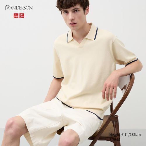 Uniqlo - Cotton Knitted Polo...