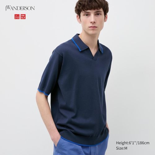 Uniqlo - Cotton Knitted Polo...