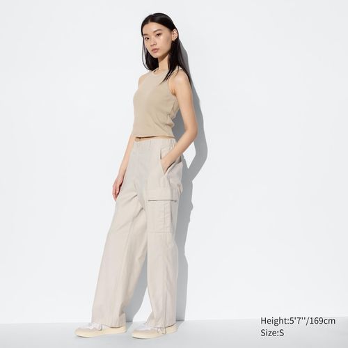 Uniqlo - Cotton Wide Straight...