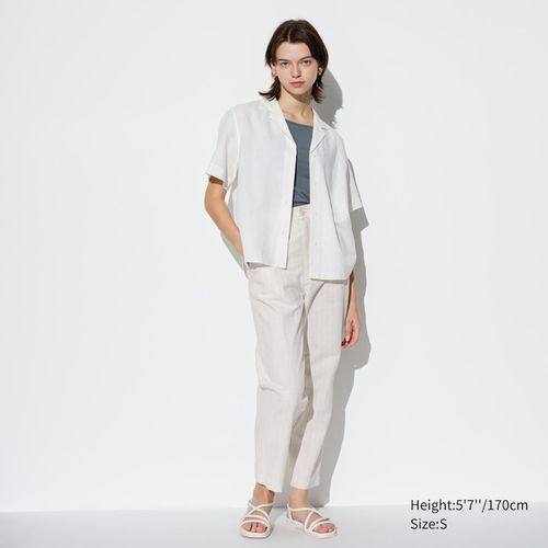 Uniqlo - Linen Striped...