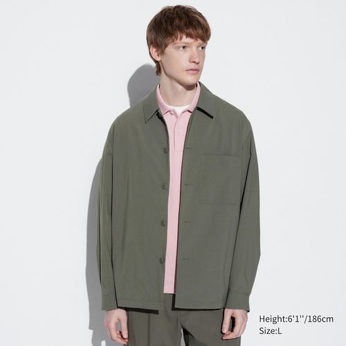 Uniqlo - Airsense Shirt Jacket - Green - L