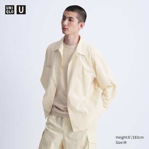 Uniqlo - Cotton Open Collar...