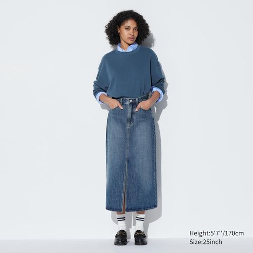 Uniqlo - Cotton Long Skirt -...