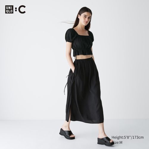 Uniqlo - Gathered Long Skirt...