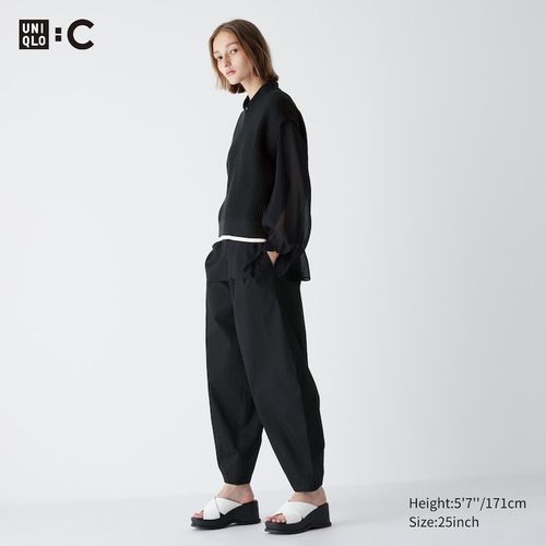 Uniqlo - Cotton Balloon Trousers - Black - 26inch