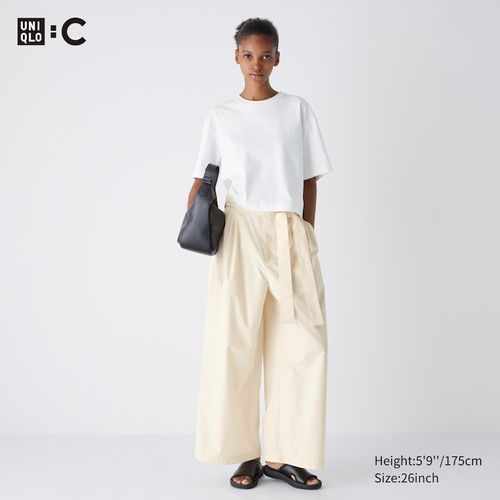 Uniqlo - Cotton Belted Wide...