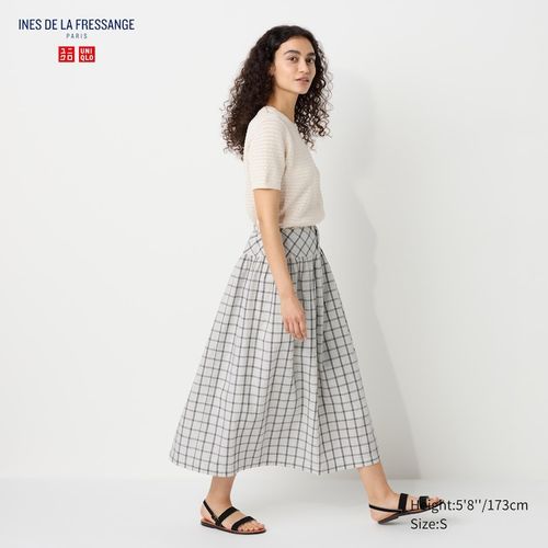 Uniqlo - Linen Gathered Skirt...