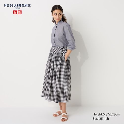 Uniqlo - Linen Gathered Skirt...