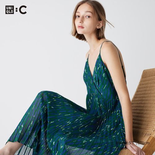 Uniqlo - Pleated Printed...