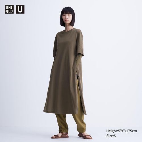 Uniqlo - Cotton Crepe Loose...