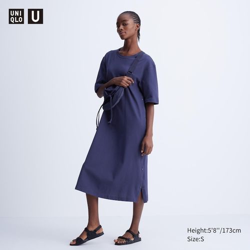 Uniqlo - Cotton Crepe Loose...