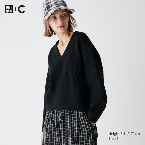 Uniqlo - V Neck Short Jumper...