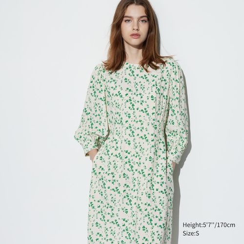 Uniqlo - Printed Flared 3/4...