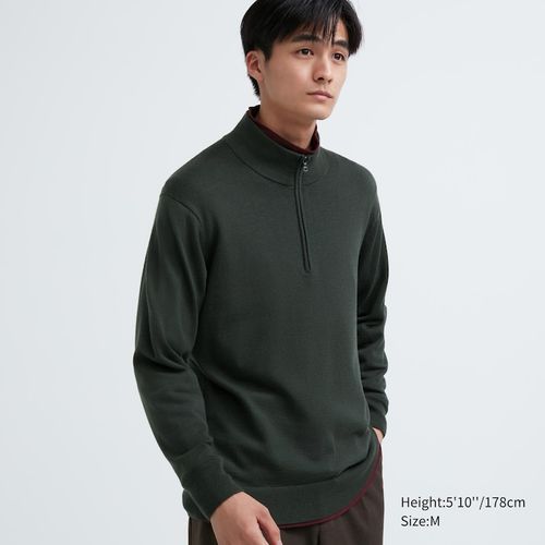 Uniqlo - Wool Half-Zipped...