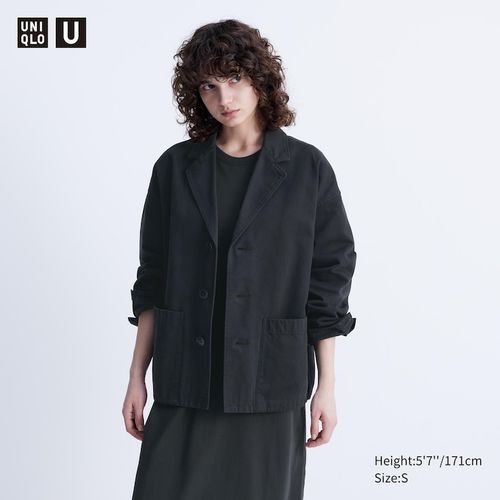 Uniqlo - Cotton Boxy Tailored...