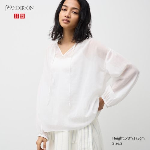 Uniqlo - Cotton Sheer Volume...