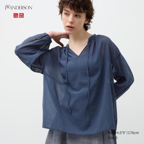 Uniqlo - Cotton Sheer Volume...