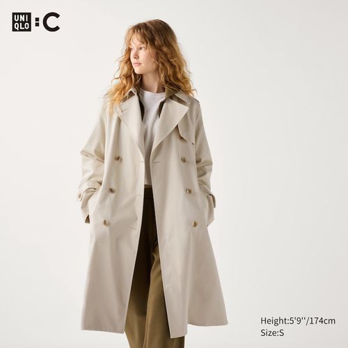 Uniqlo - Cotton Trench Coat -...