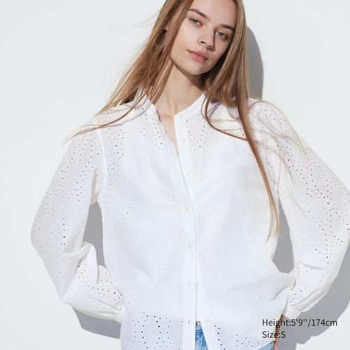 Uniqlo - Cotton Embroidered...