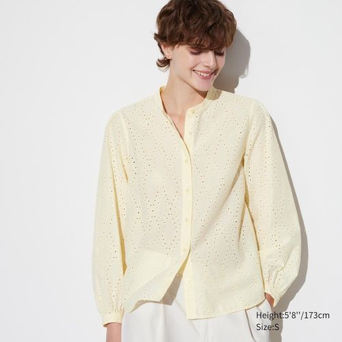 Uniqlo - Cotton Embroidered...