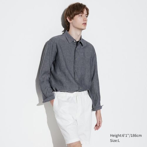 Uniqlo - 100% Linen Shirt -...