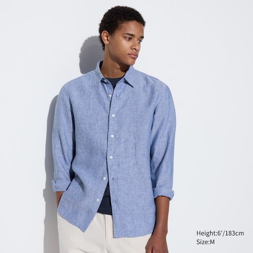 Uniqlo - 100% Linen Shirt -...