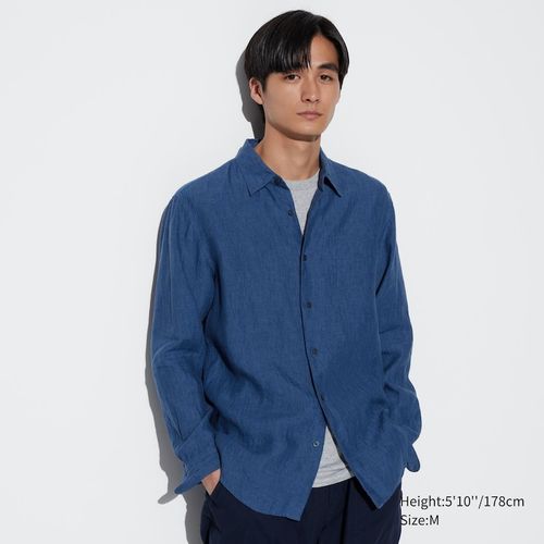 Uniqlo - 100% Linen Shirt -...