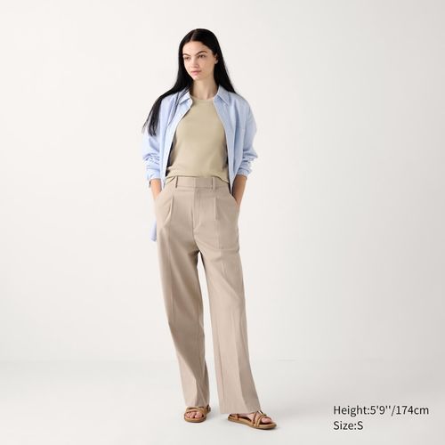 Uniqlo - Pleated Wide Leg...