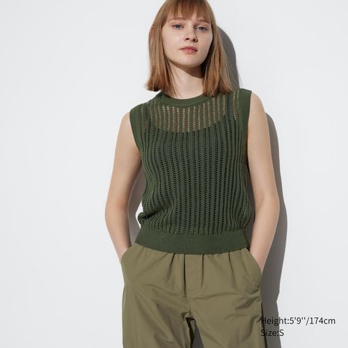 Uniqlo - Mesh Crew Neck...