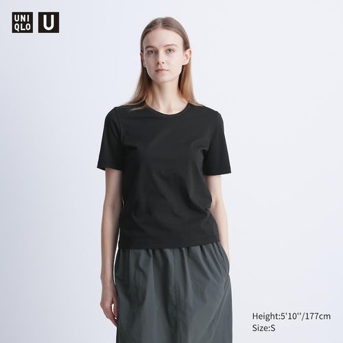 Uniqlo - Cotton Crew Neck T-Shirt - Black - L