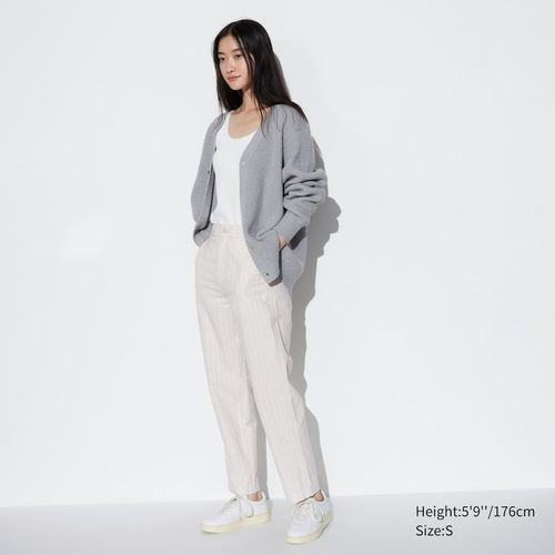 Uniqlo - Linen Striped...