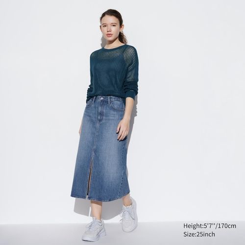 Uniqlo - Cotton Long Skirt -...