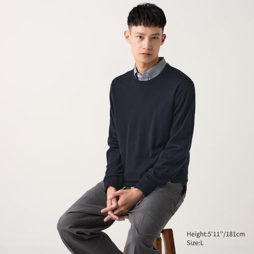 Uniqlo - Wool Crew Neck...