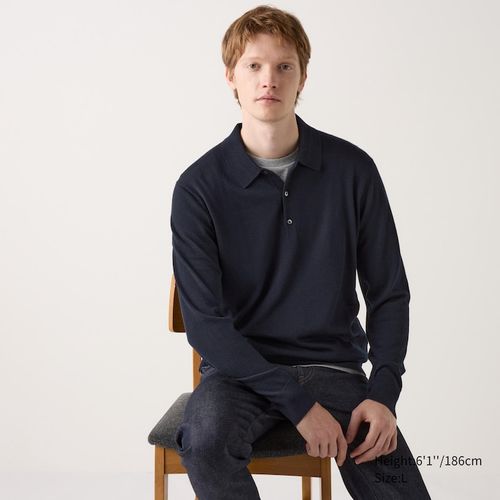 Uniqlo - Wool Knit Polo Shirt...