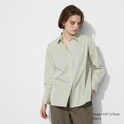 Uniqlo - Cotton Shirt - Green...