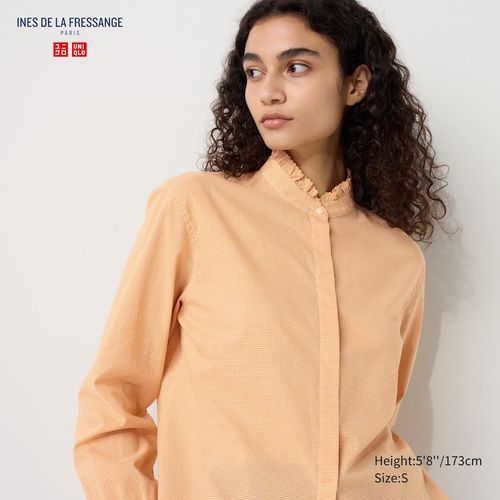 Uniqlo - Cotton Frill Checked...