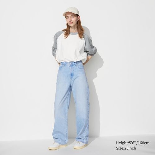 Uniqlo - Cotton Wide Straight...