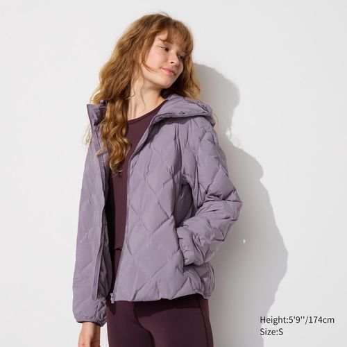 Uniqlo - Puffertech Parka - Purple - XXS