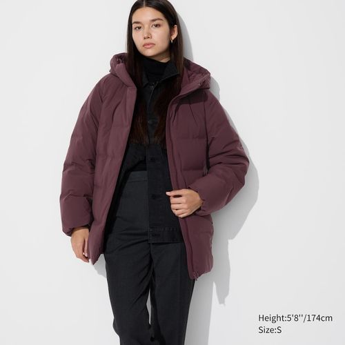 Uniqlo - Seamless Down Short Coat - Burgundy - XXL