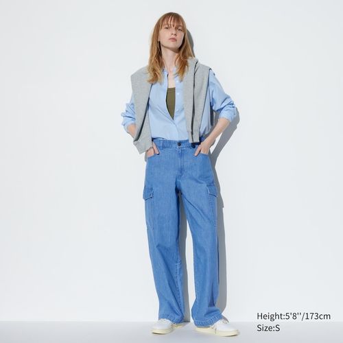 Uniqlo - Cotton Wide Straight...