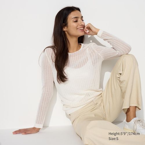 Uniqlo - Lace Crew Neck...