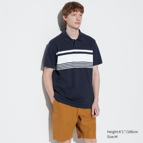 Uniqlo - Cotton Piqué Striped...