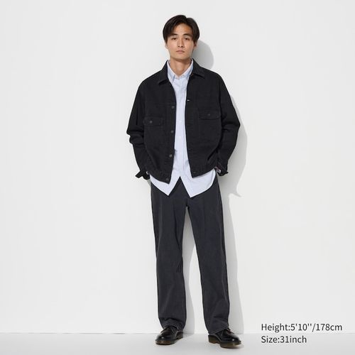 Uniqlo - Cotton Wide Straight...