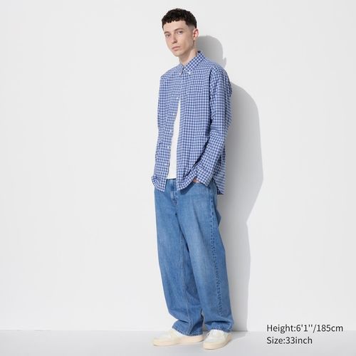 Uniqlo - Cotton Wide Straight...