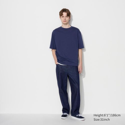 Uniqlo - Cotton Wide Straight...