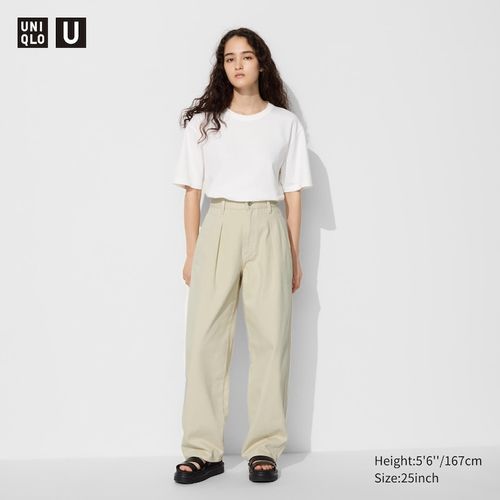 Uniqlo - Cotton Pleated...