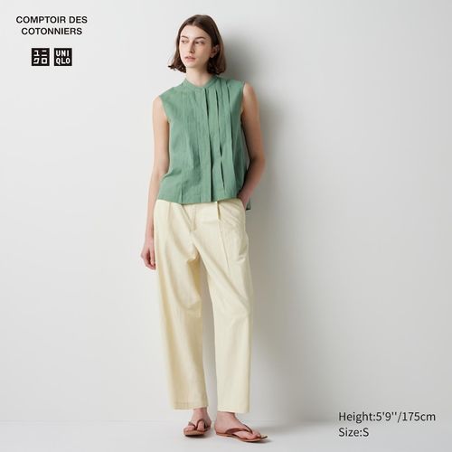 Uniqlo - Pleated Tapered Fit...