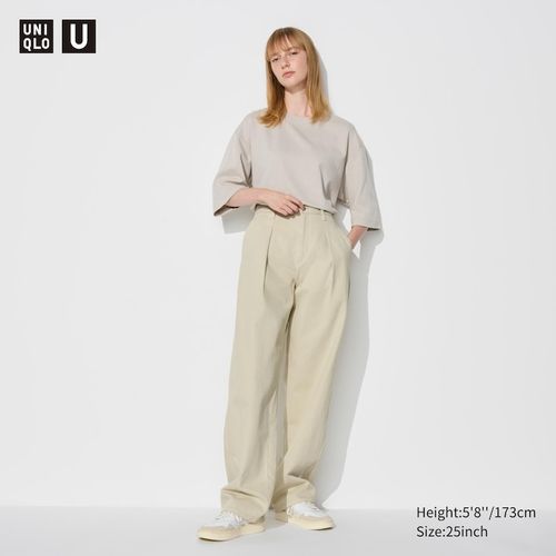 Uniqlo - Cotton Pleated...