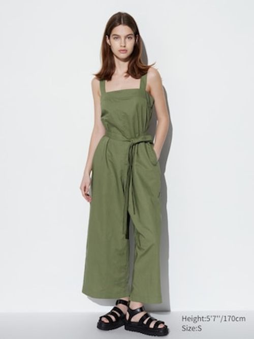 Uniqlo - Linen Blend Jumpsuit...